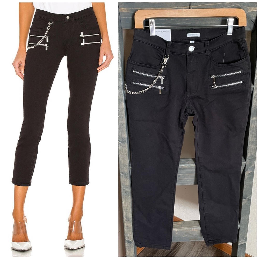NEW | WeWoreWhat Rocker Low Rise Kick Pant